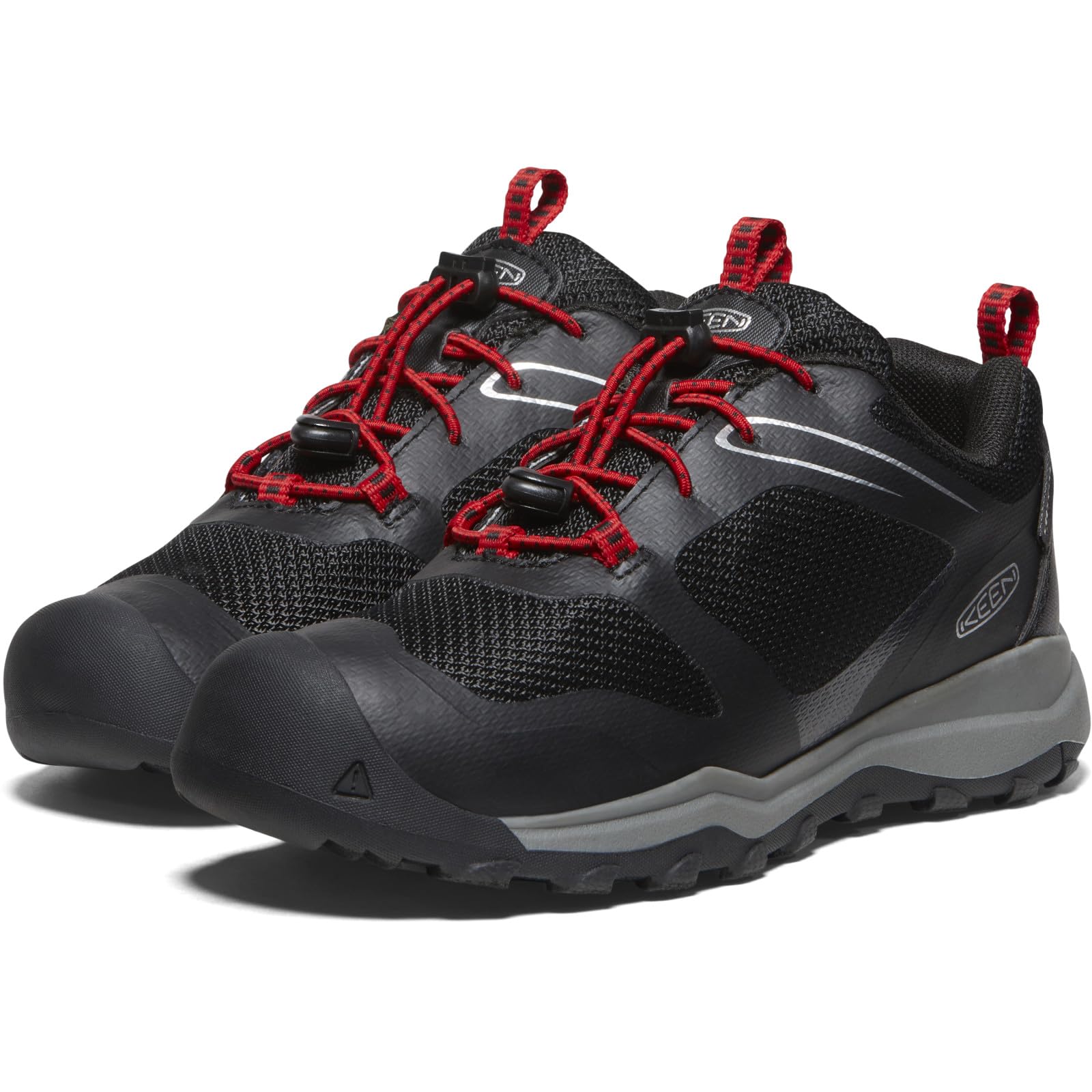 KEEN Kids' Wanduro Low Height Waterproof Easy on Durable Hiking Sneakers - Image 5