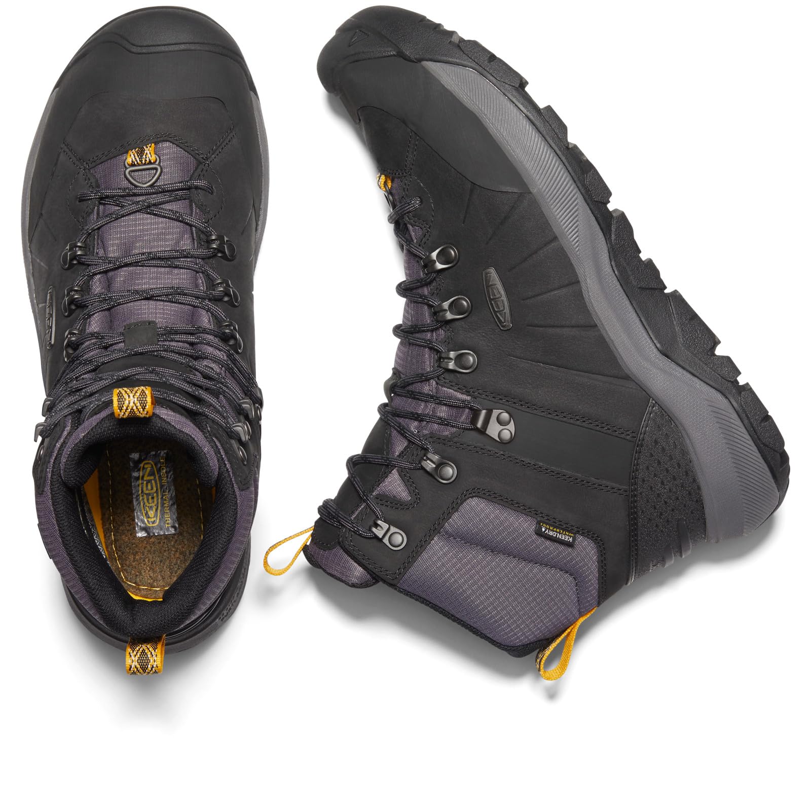 KEEN Men's Revel 4 Mid Height Polar Insulated Waterproof Snow Boots - Image 4