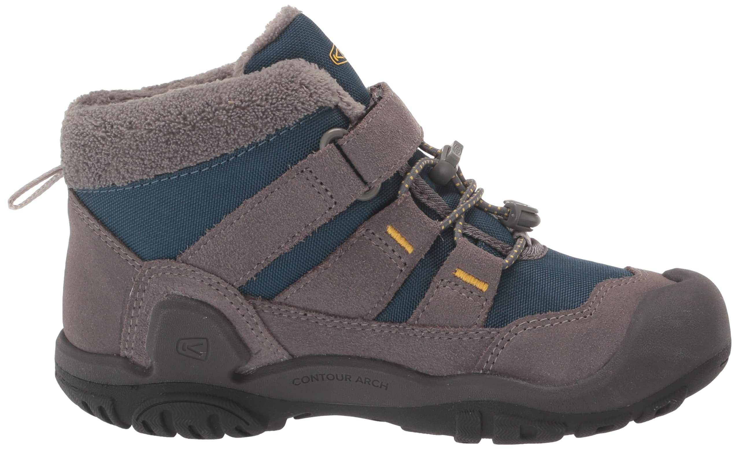 KEEN unisex-child Knotch Chukka Mid Height Insulated Easy onSnow Boots - Image 6