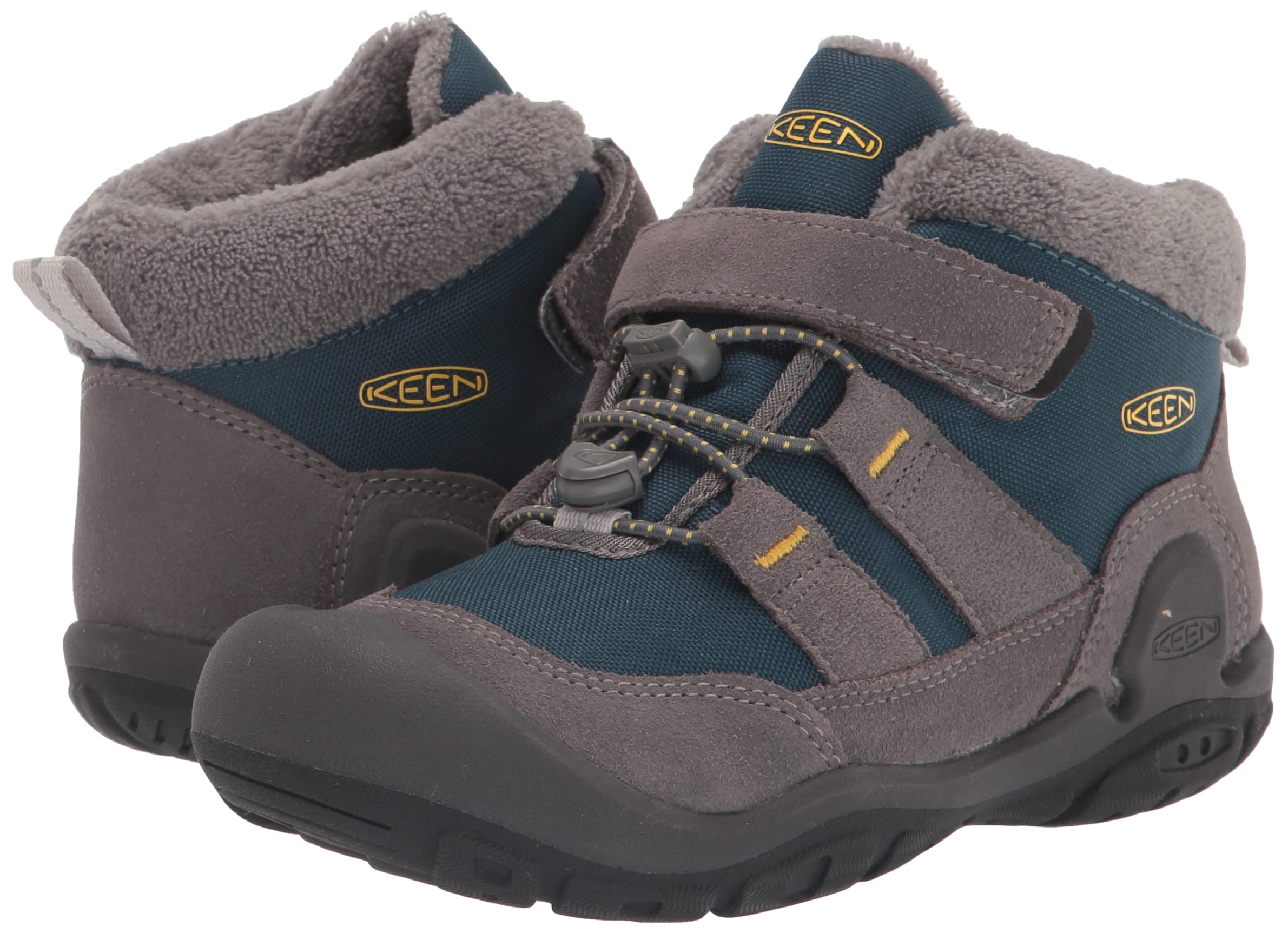 KEEN unisex-child Knotch Chukka Mid Height Insulated Easy onSnow Boots - Image 7