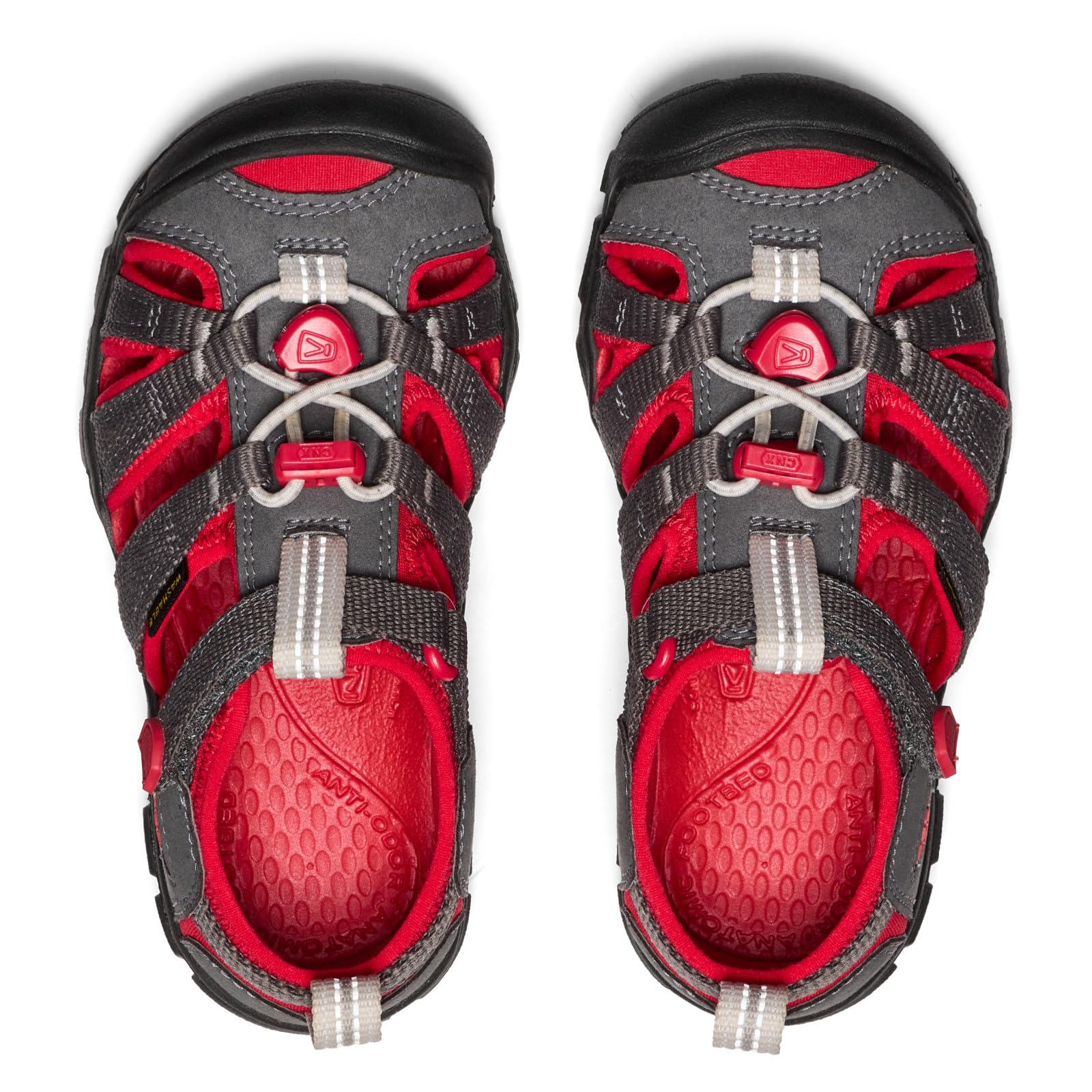 KEEN Unisex-Child Seacamp 2 CNX Closed Toe Sandals, Magnet/Red Carpet, 11 - Image 5