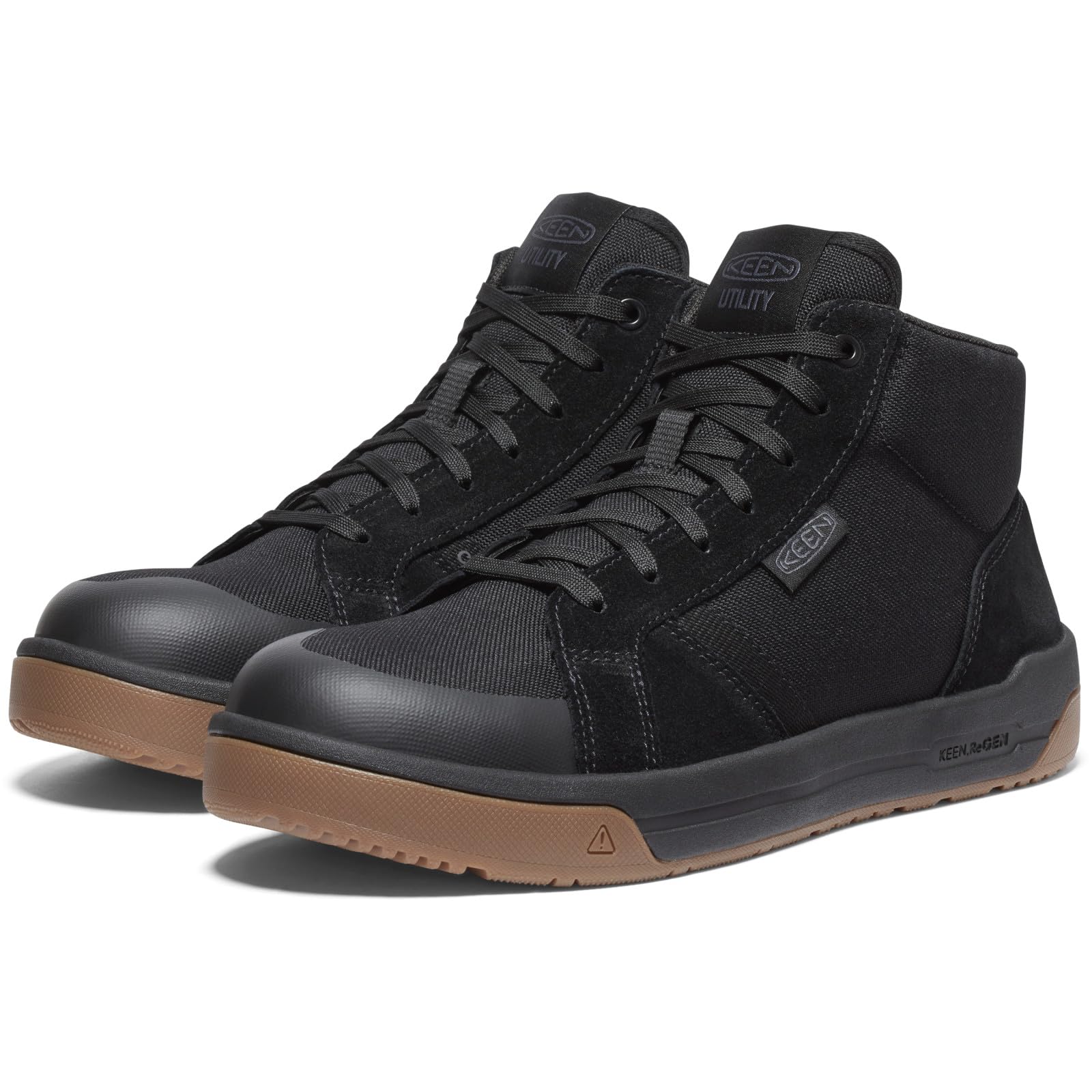 KEEN Utility Men's Kenton Mid Top Composite Toe Breathable Work Sneakers - Image 4